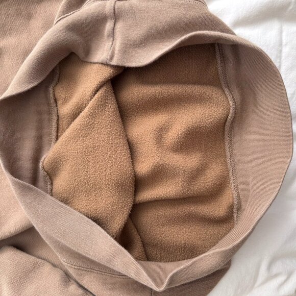 Aritzia Wilfred Free Tan Crewneck Sweatshirt Size XXS Oversized - Picture 5 of 8
